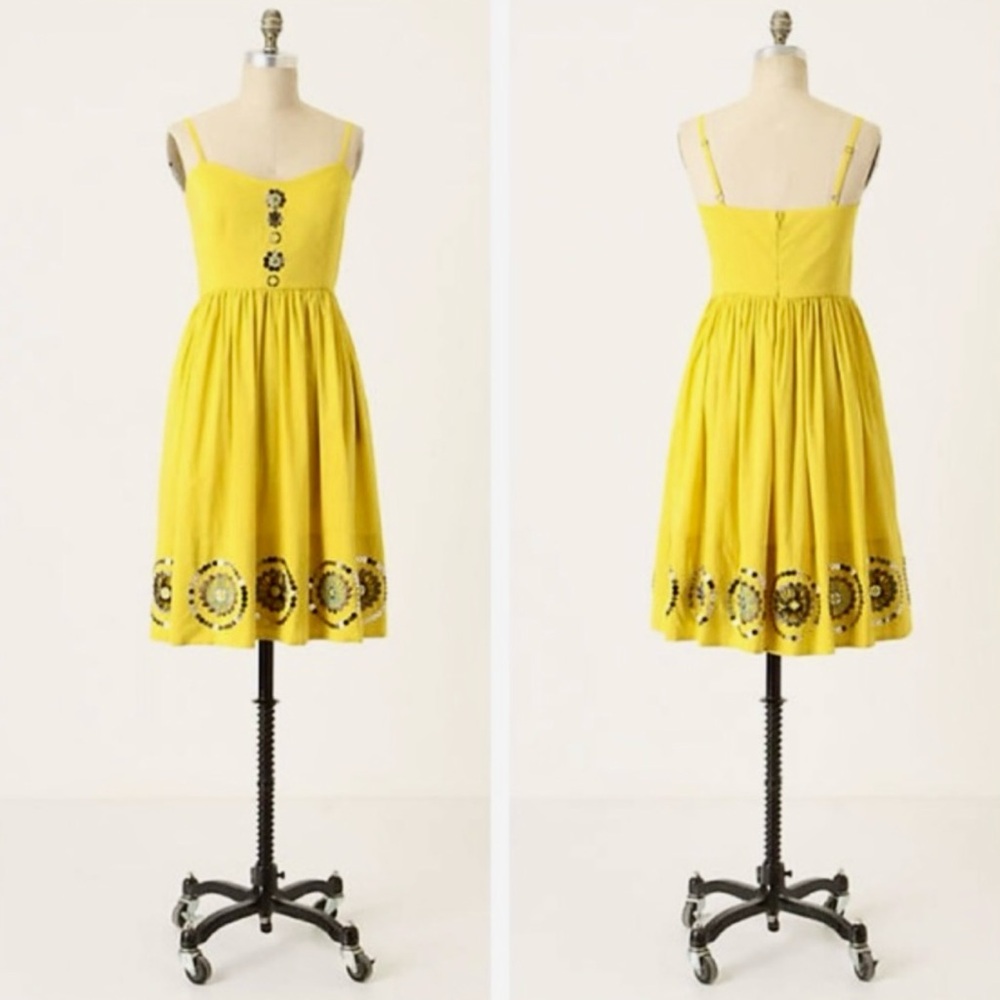 Anthropologie Girls from Savoy Sunray Medallion Dress Size 4